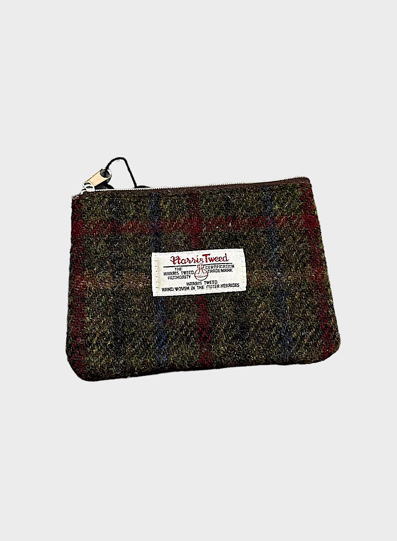 Harris Tweed coin pouch