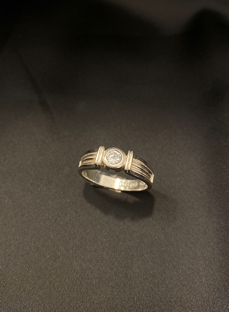Cubic 925silver ring