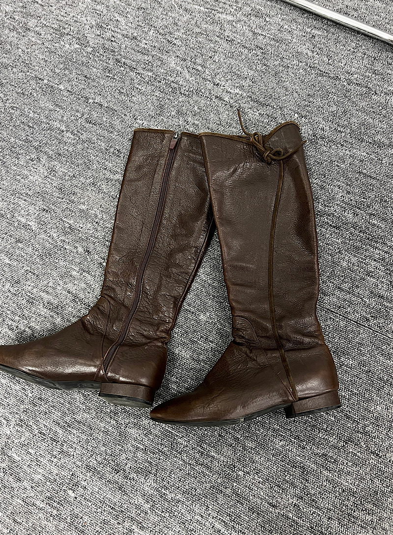 leather boots (235mm)