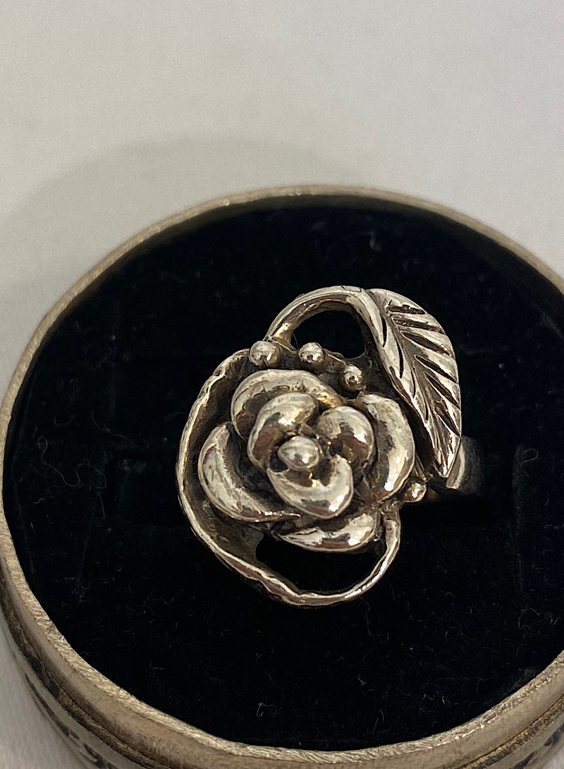 Rose 925silver ring