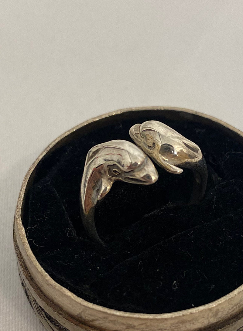 Dolphin 925silver ring