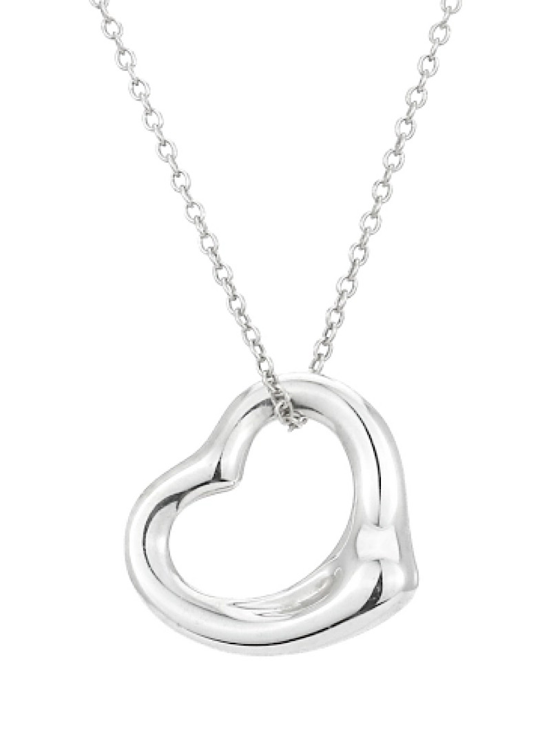 Tiffany&amp;Co heart 925silver necklace