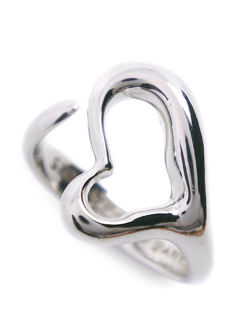 Tiffany&amp;Co heart 925silver ring