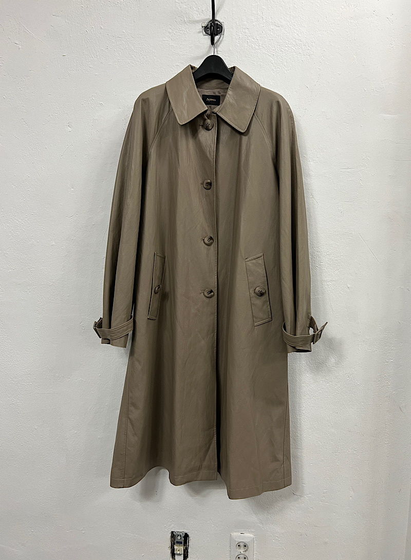 fake leather coat