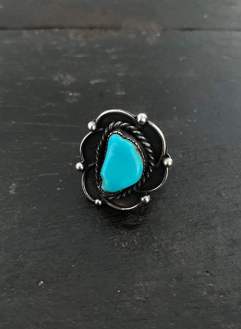 Turquoise navajo 925silver ring