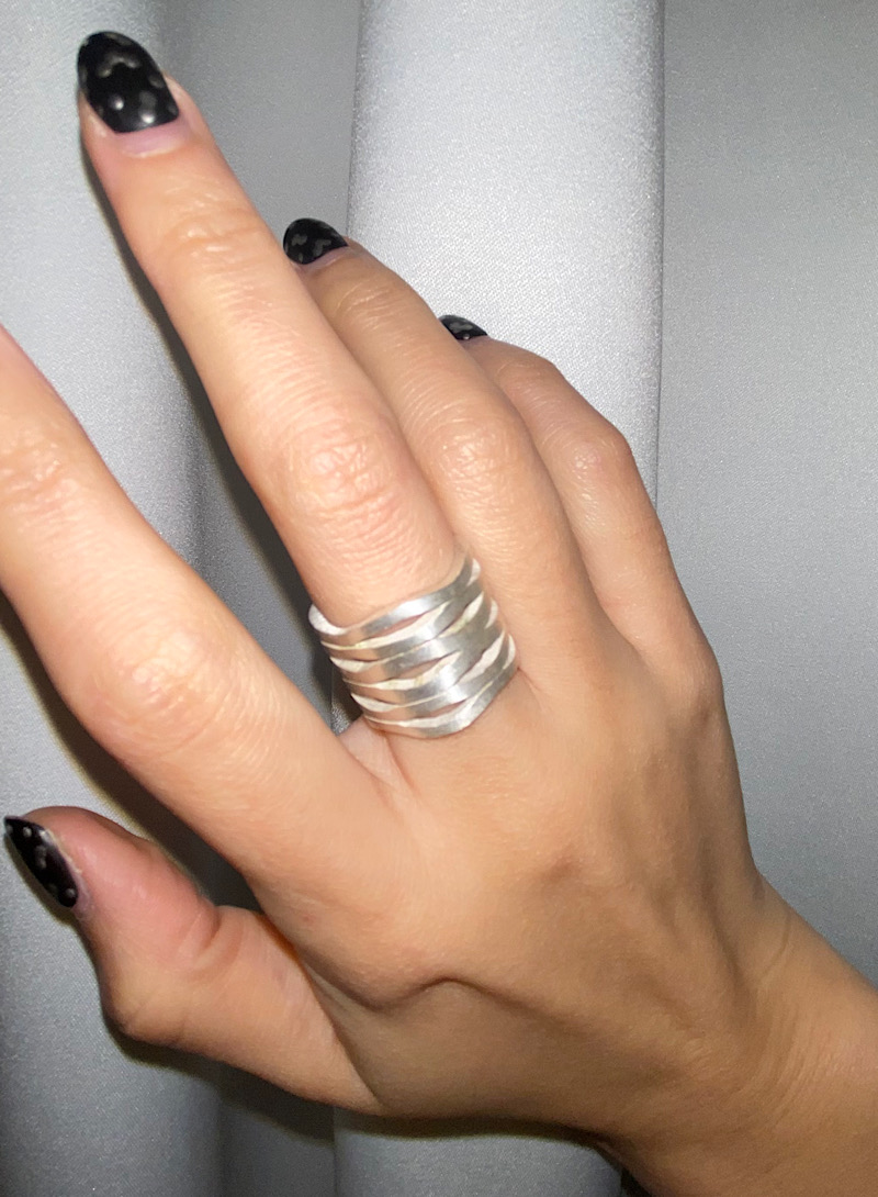 (Only 1)Construct 925silver ring