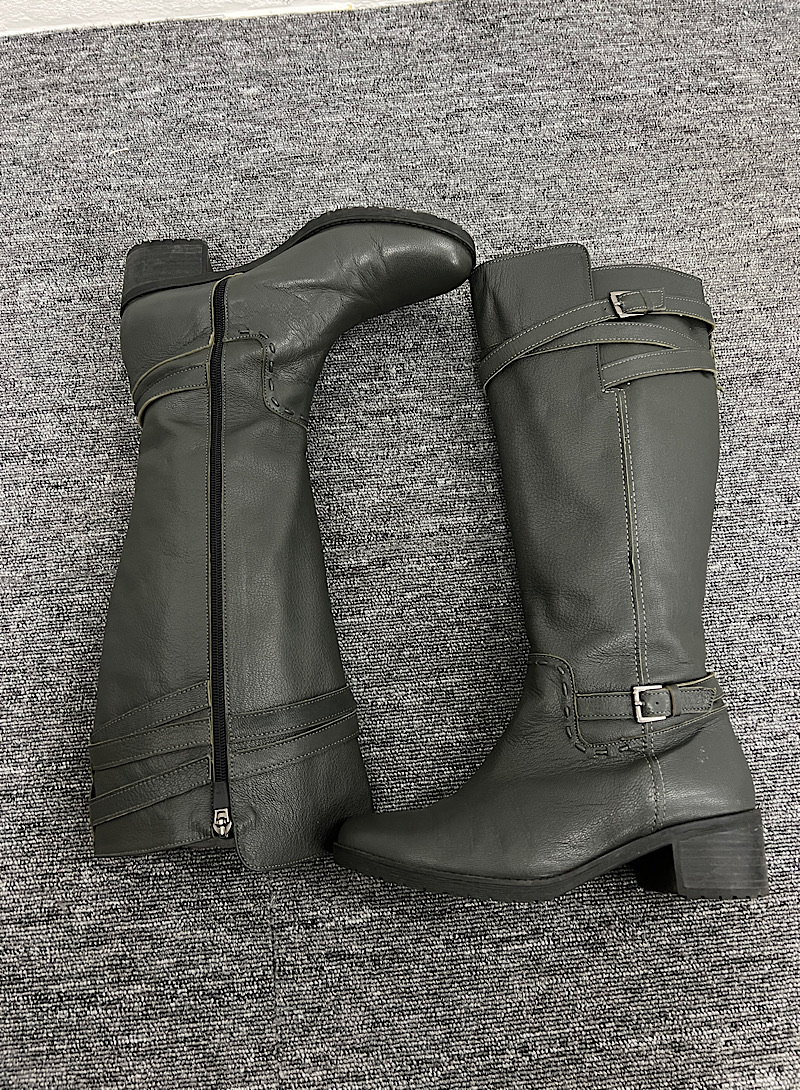 leather long boots (250mm)