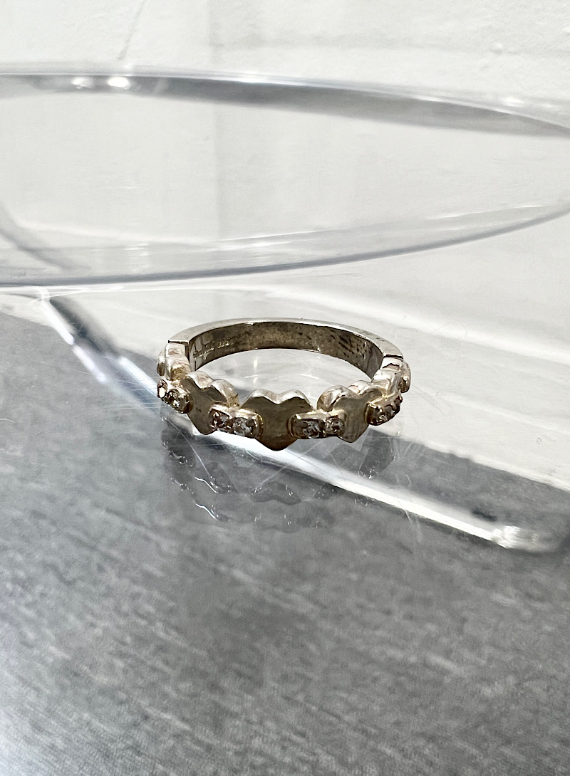 18K gold ,925 silver ring