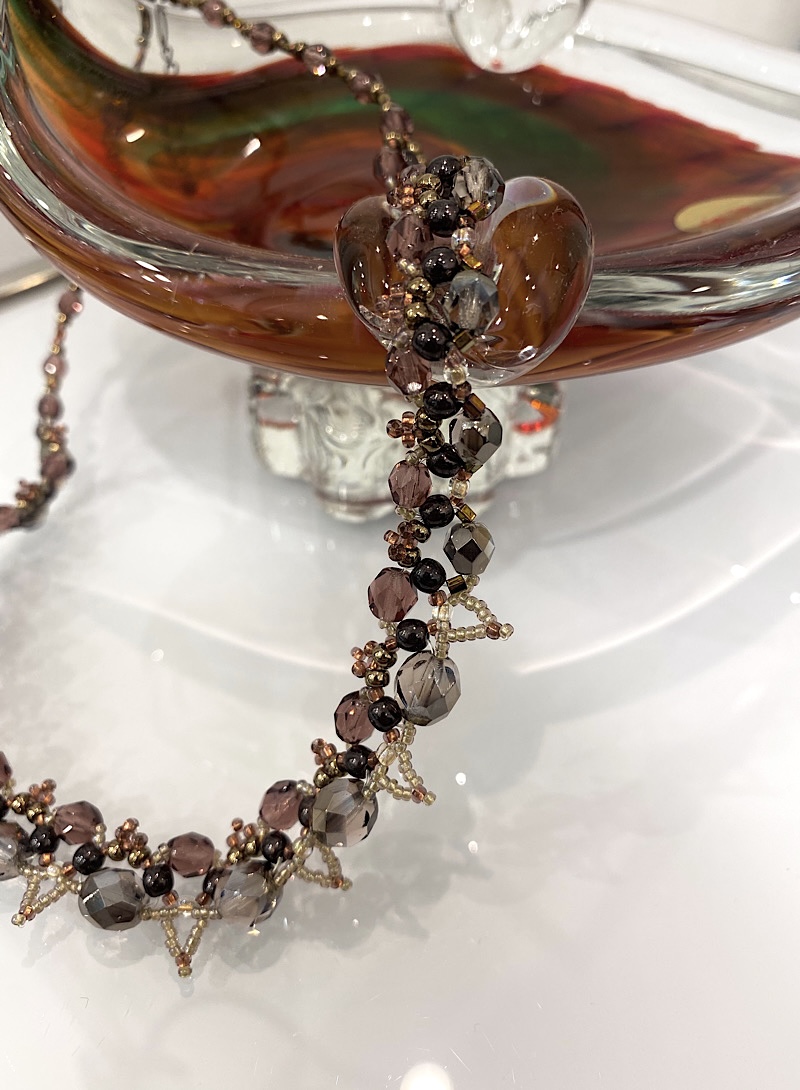 Wine Chandelier Beads Necklace