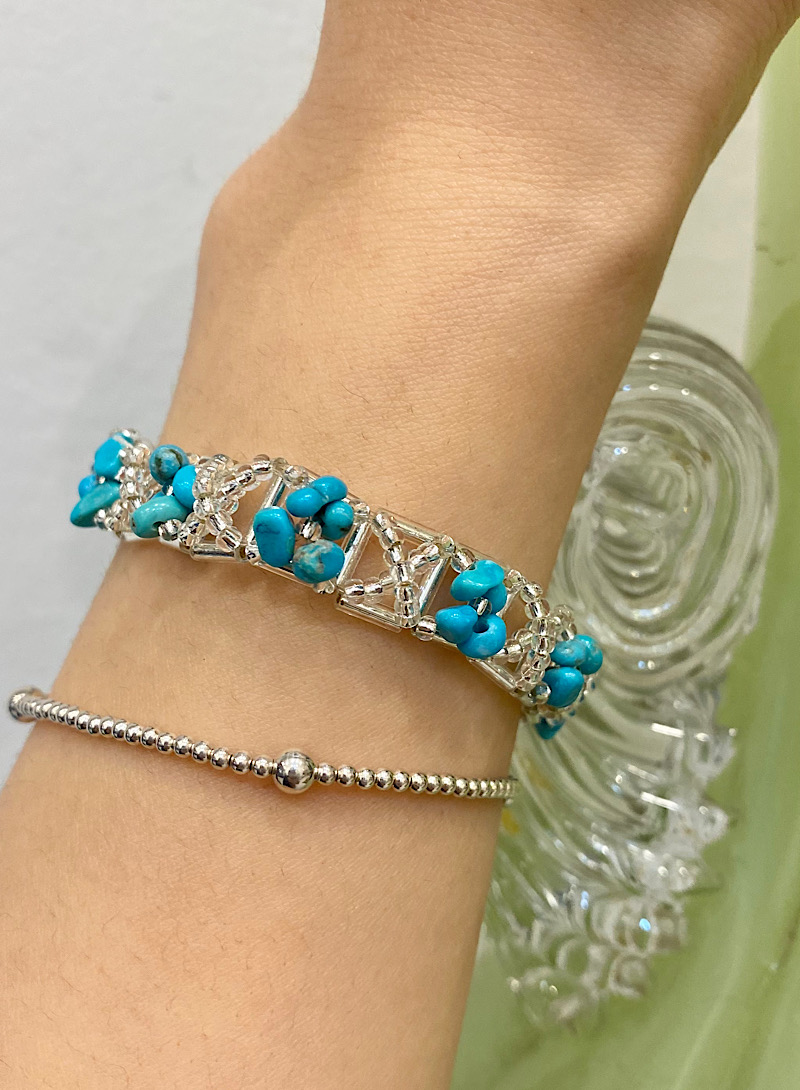 Turquoise&amp;Beads bracelet