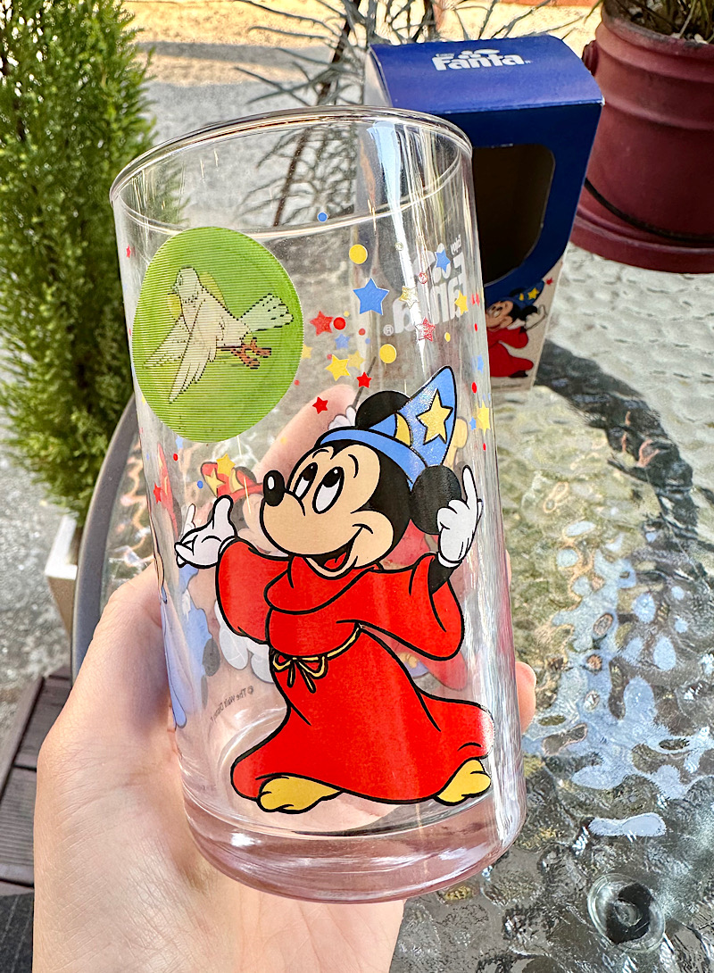 (미사용품)Disney Fanta Glass Cup