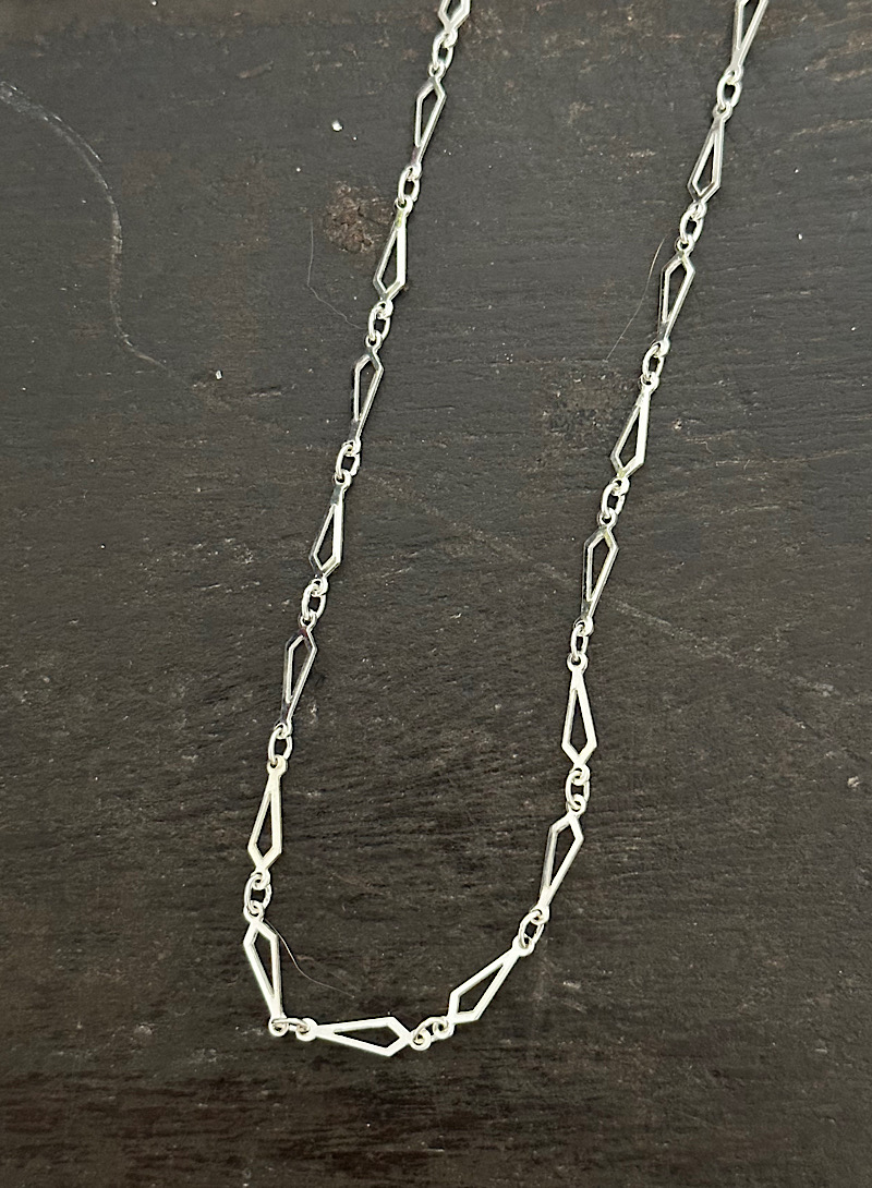 Pointed 925silver necklace