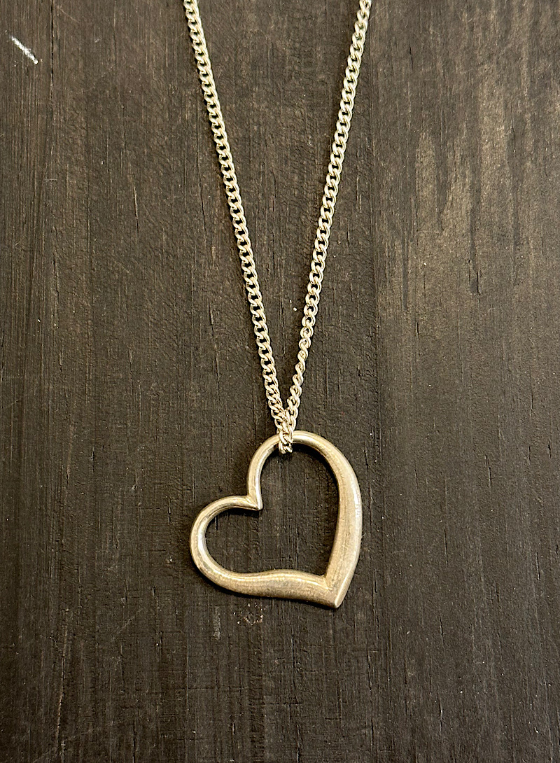 Heart 925silver necklace