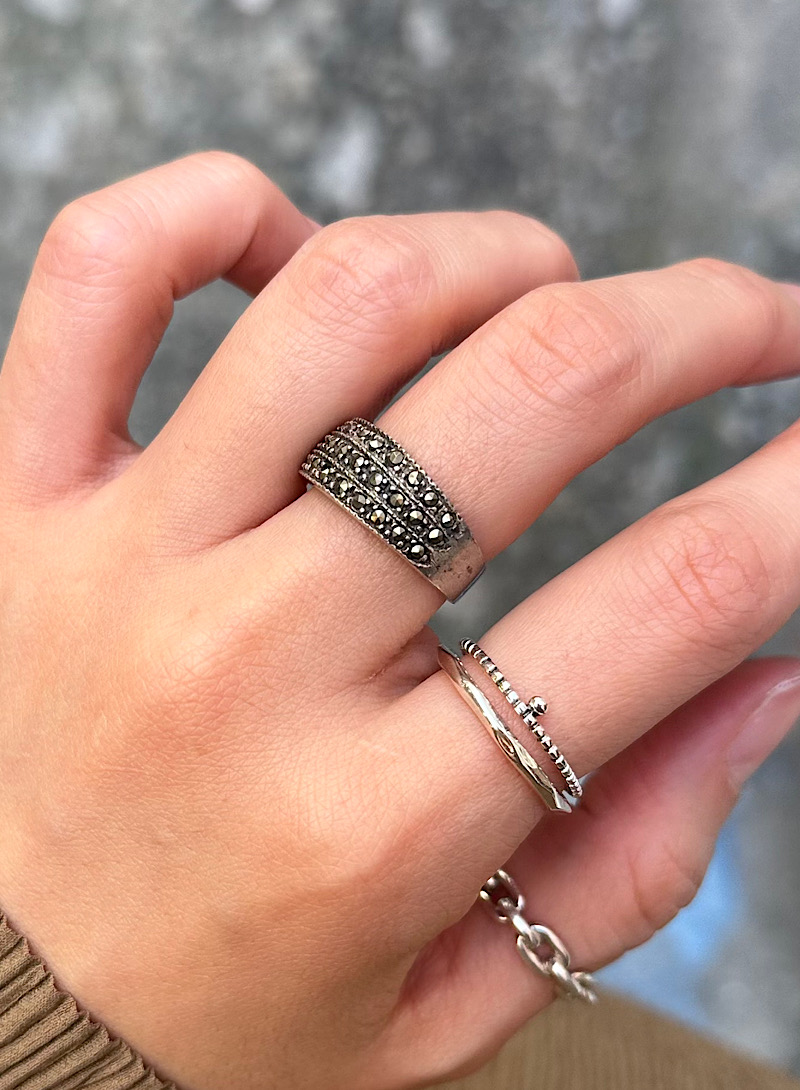 marcasite 925silver ring