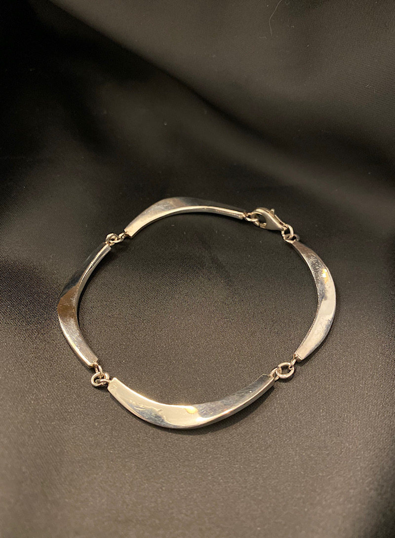 Modernist Link 925silver bracelet