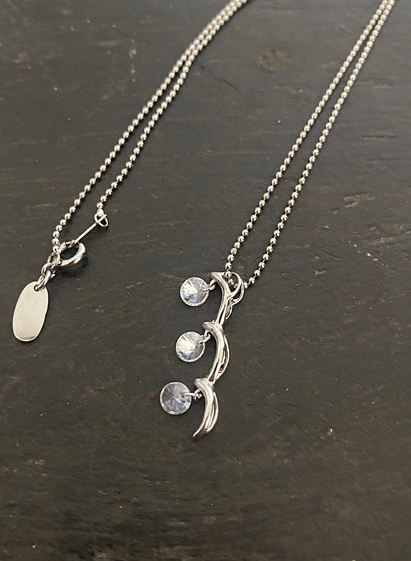 Chandelier 925silver necklace