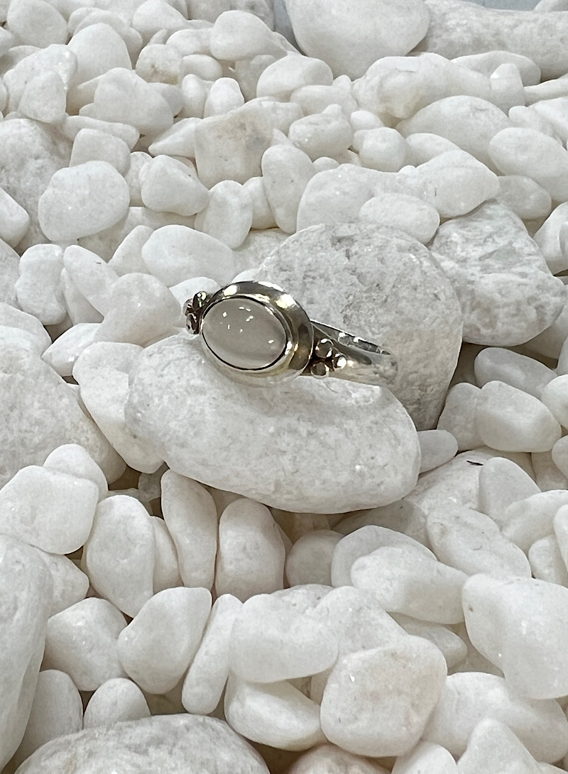 vintage moonstone silver 925 ring