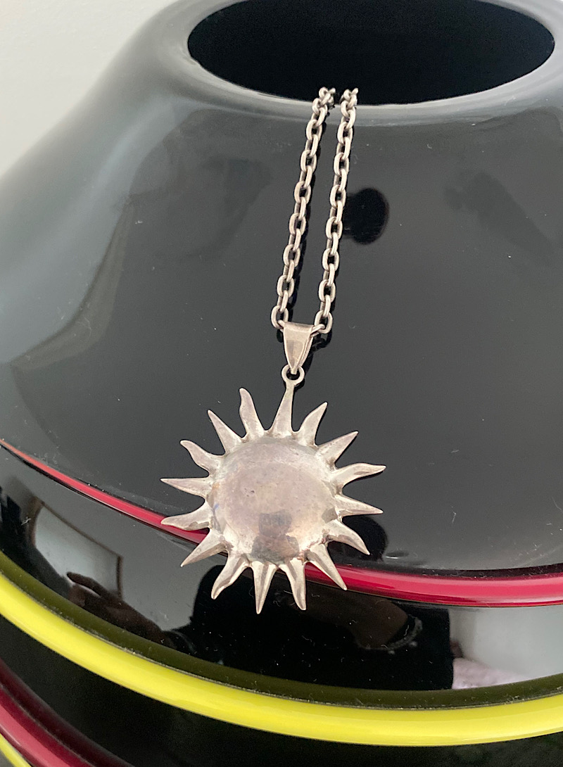 SUN 925silver necklace
