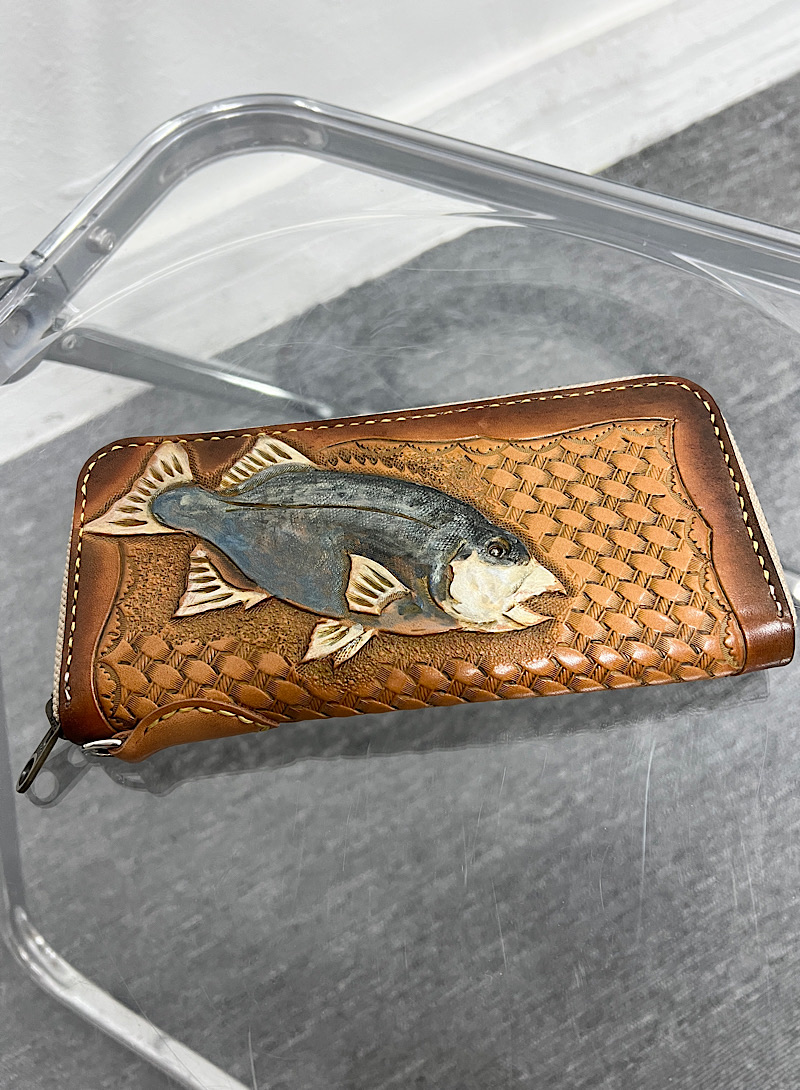 새상품 leather wallet