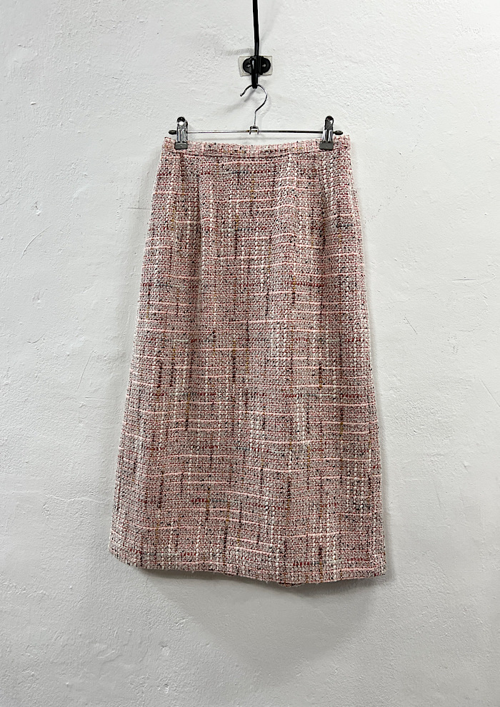 새상품 tweed skirt