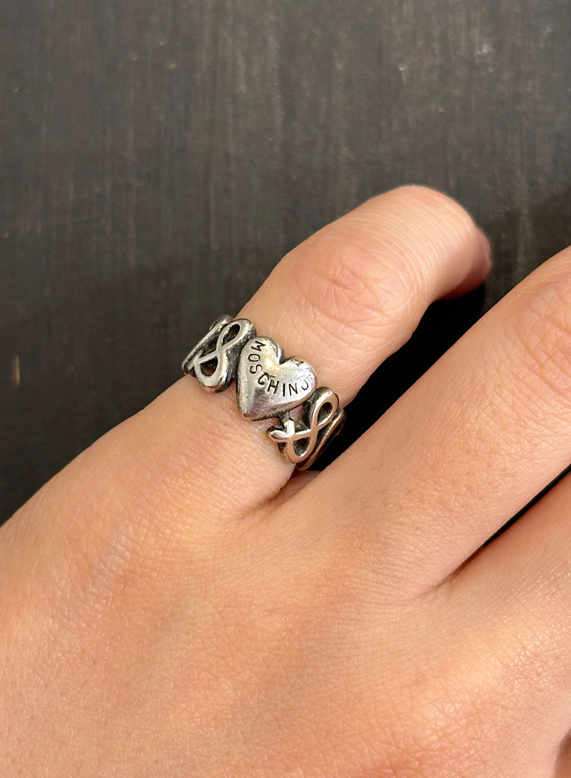 MOSCHINO 925silver baby ring
